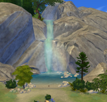 Sims 4 Outdoor Leben Wasserfall 2 Tiefer Wald