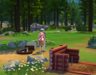 Sims 4 Outdoor Leben Zuflucht am Flussufer Garten 2