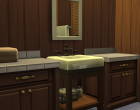 Sims 4 Outdoor Leben Zuflucht am See Obergeschoss Badezimmer