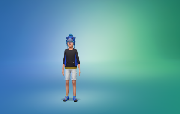 Sims 4 Outdoor Leben vorgefertigtes Outfit Kind 1